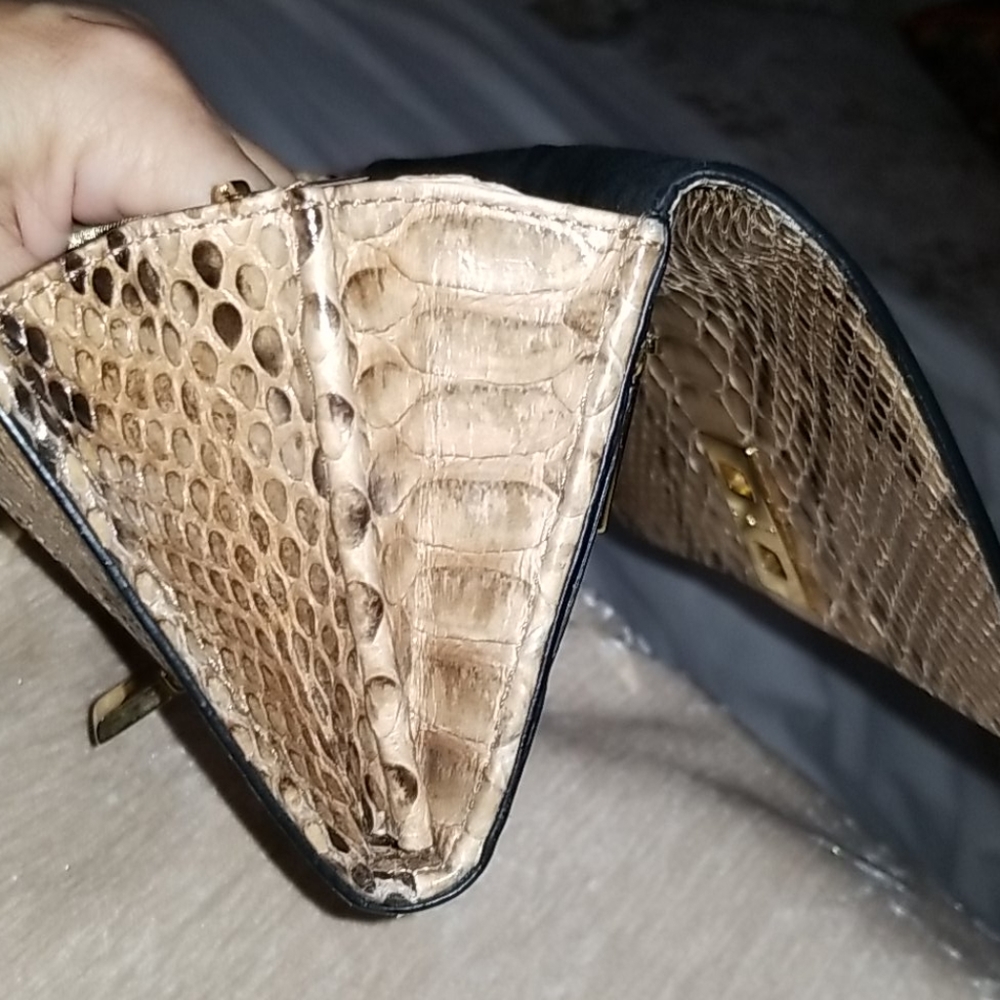 Michael Kors Clutch Anaconda Python Miranda Conti… - image 7